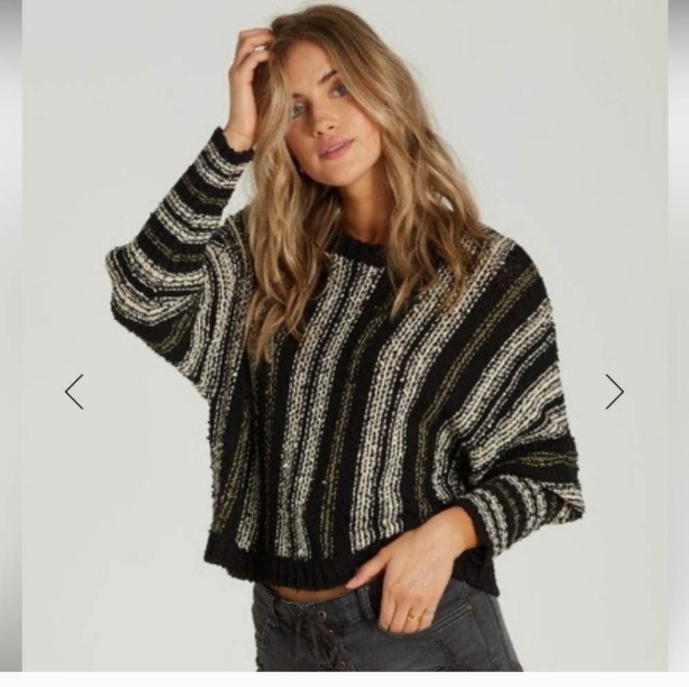 Billabong Easy Going Cropped Sweater - Picture 3 of 11